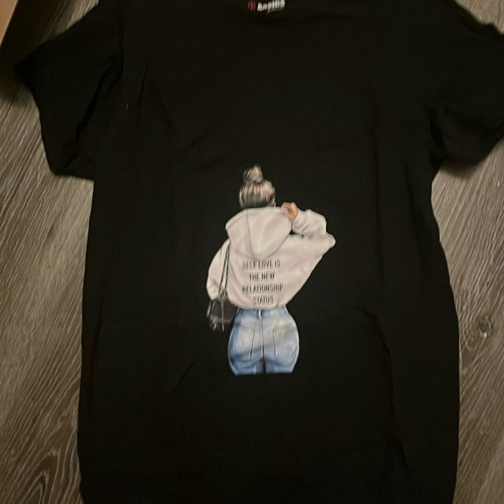 Self love, T-shirt size medium women’s/black